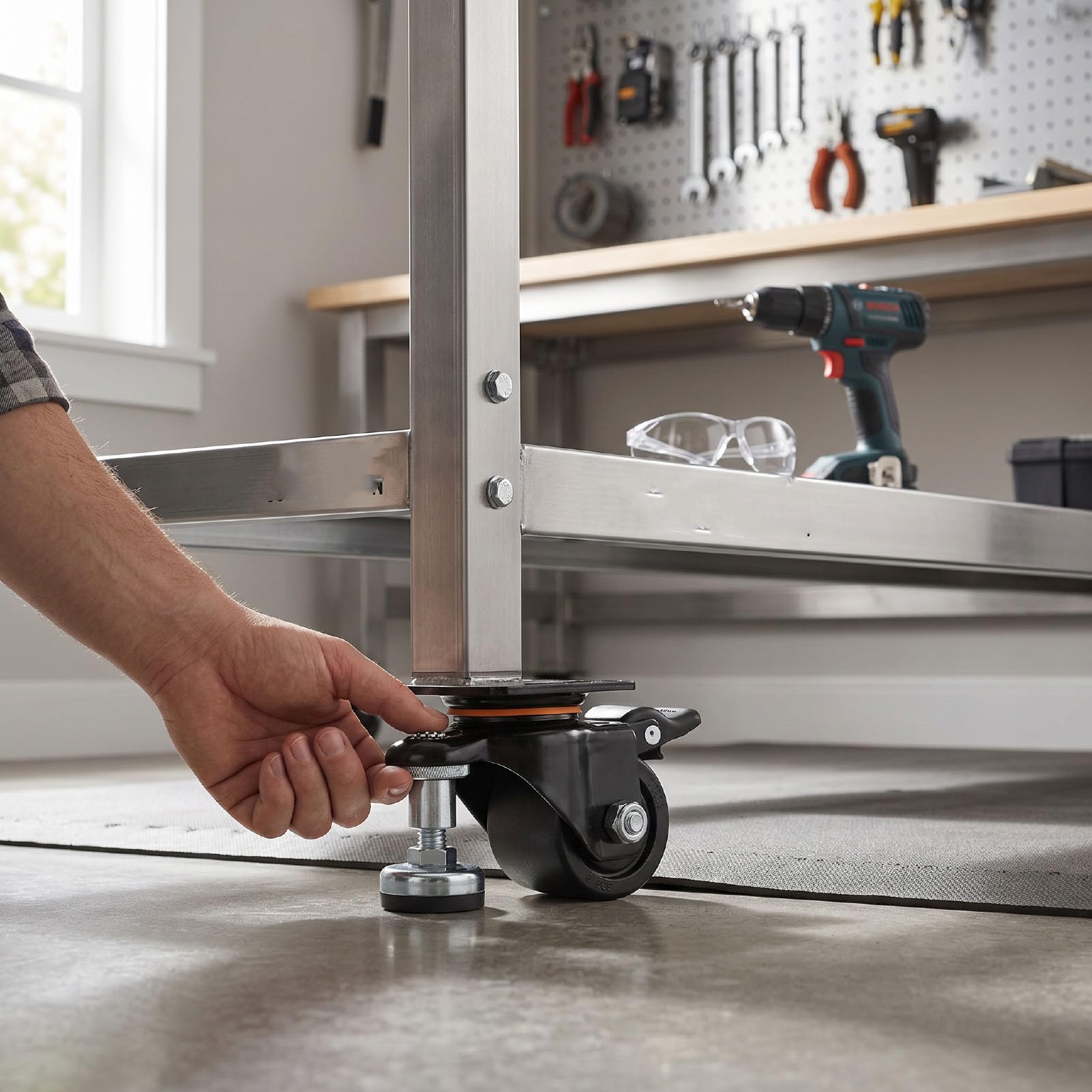 Denash Rouelette de Mise à Niveau 2.5 Pouces avec Capacité de Charge