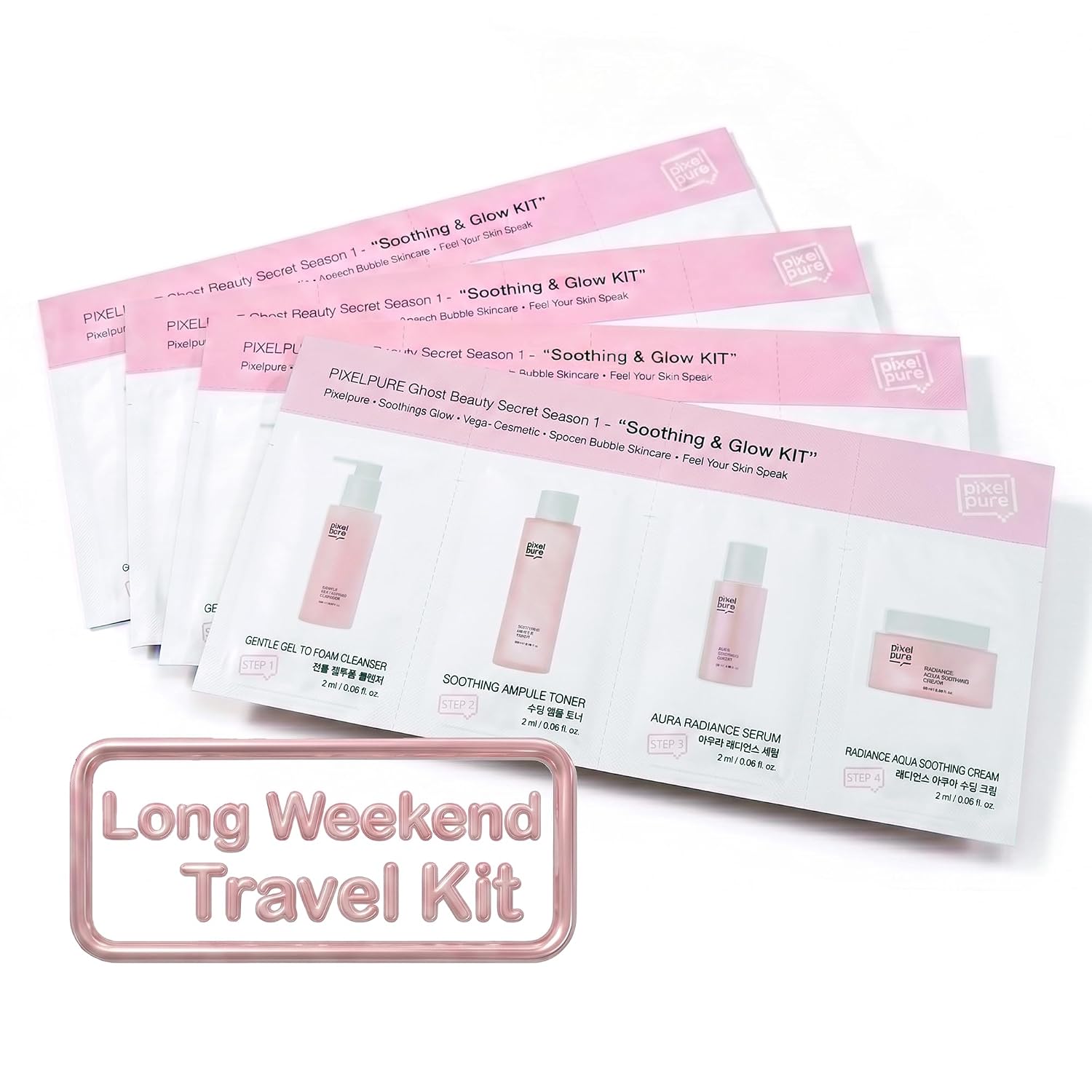 Longweekend Skincare Trial Kit – 4-Day Supply...