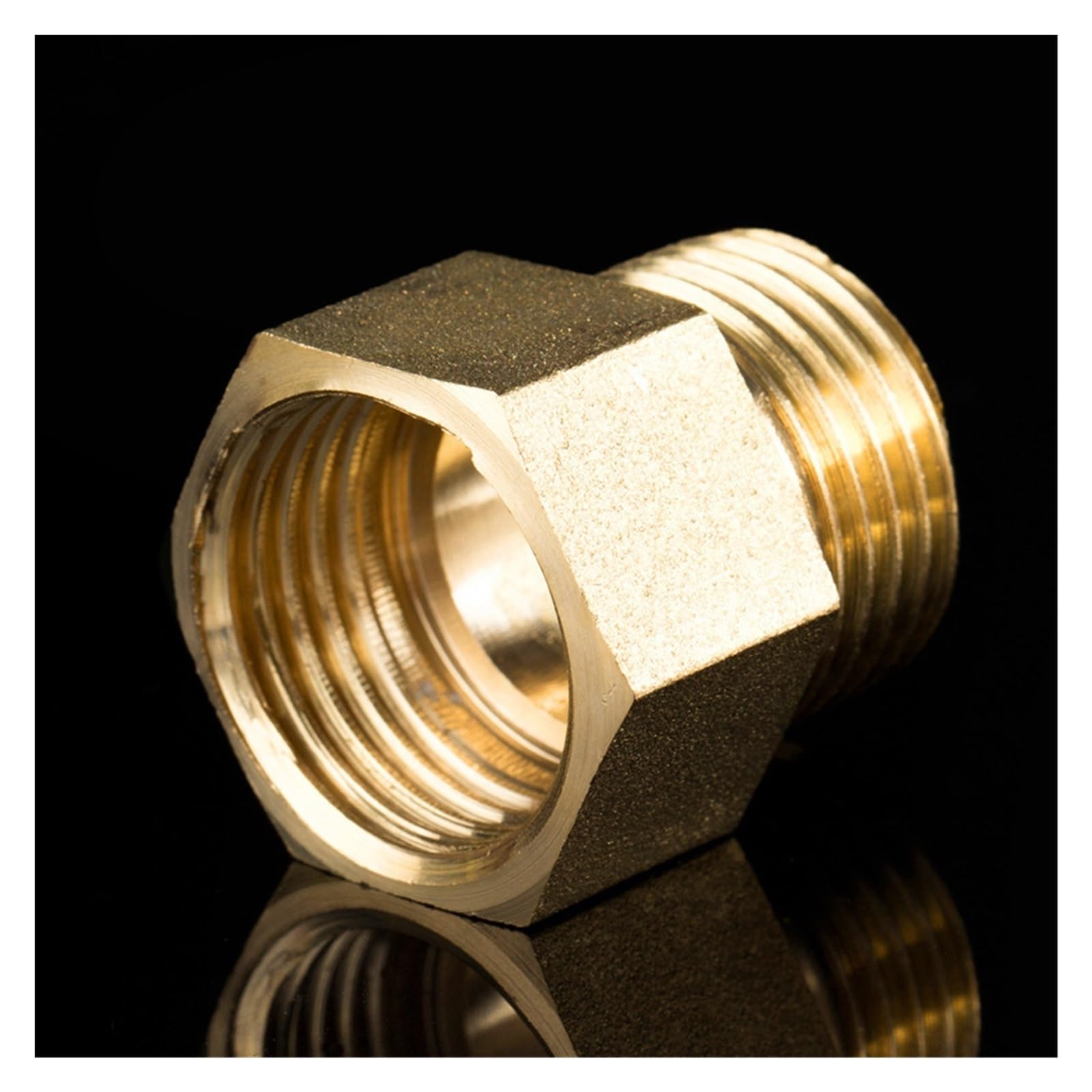 Raccordo in ottone F/M 1/8 "1/4" 3/8 "1/2" 3/4 "BSP Filettatura femmina-maschio Connettori for tubi in ottone Accoppiatore Adattatore Giunto filettato(G2-G1-1I2)
