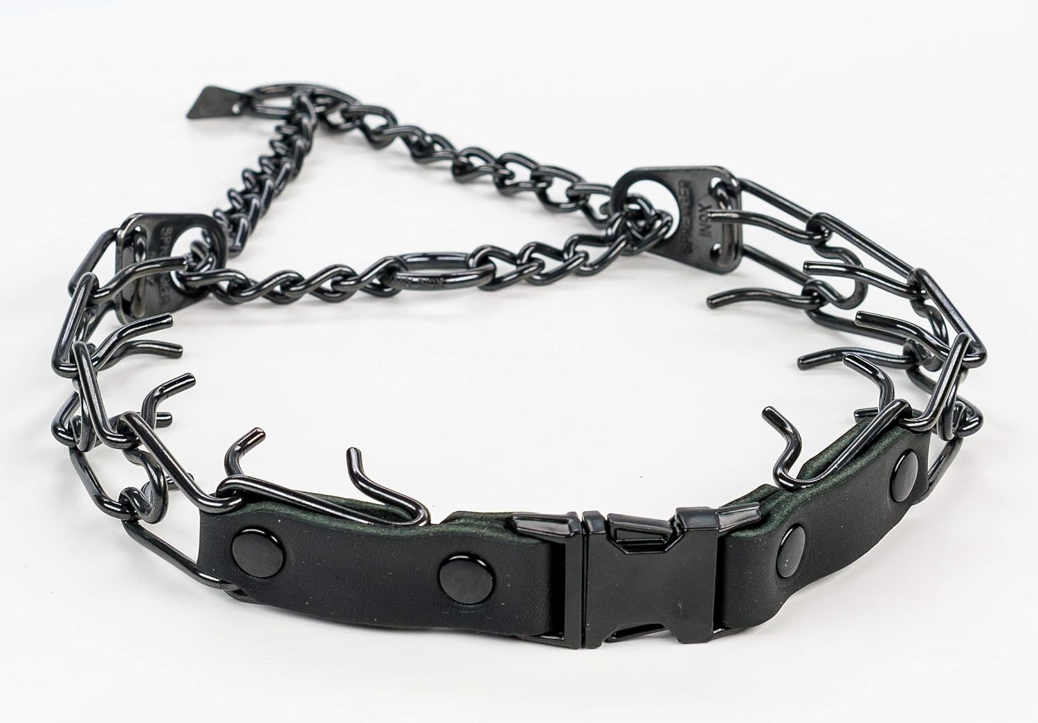 Herm Sprenger Quick Release Dog Training Collar Black Stainless Steel No Pull Collar Easy Leather Buckle Release Unique Ta... - Review, Price and Buying Guide