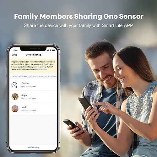 Miniatura 7 de Sensor de puerta WiFi detectores inteligentes de puerta abiertacerrada, sensor de ventana inalámbrico con alerta de notificación de aplicación,