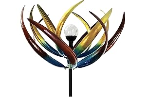 Bits and Pieces - 74" Multi-Color Tulip Wind Spinner