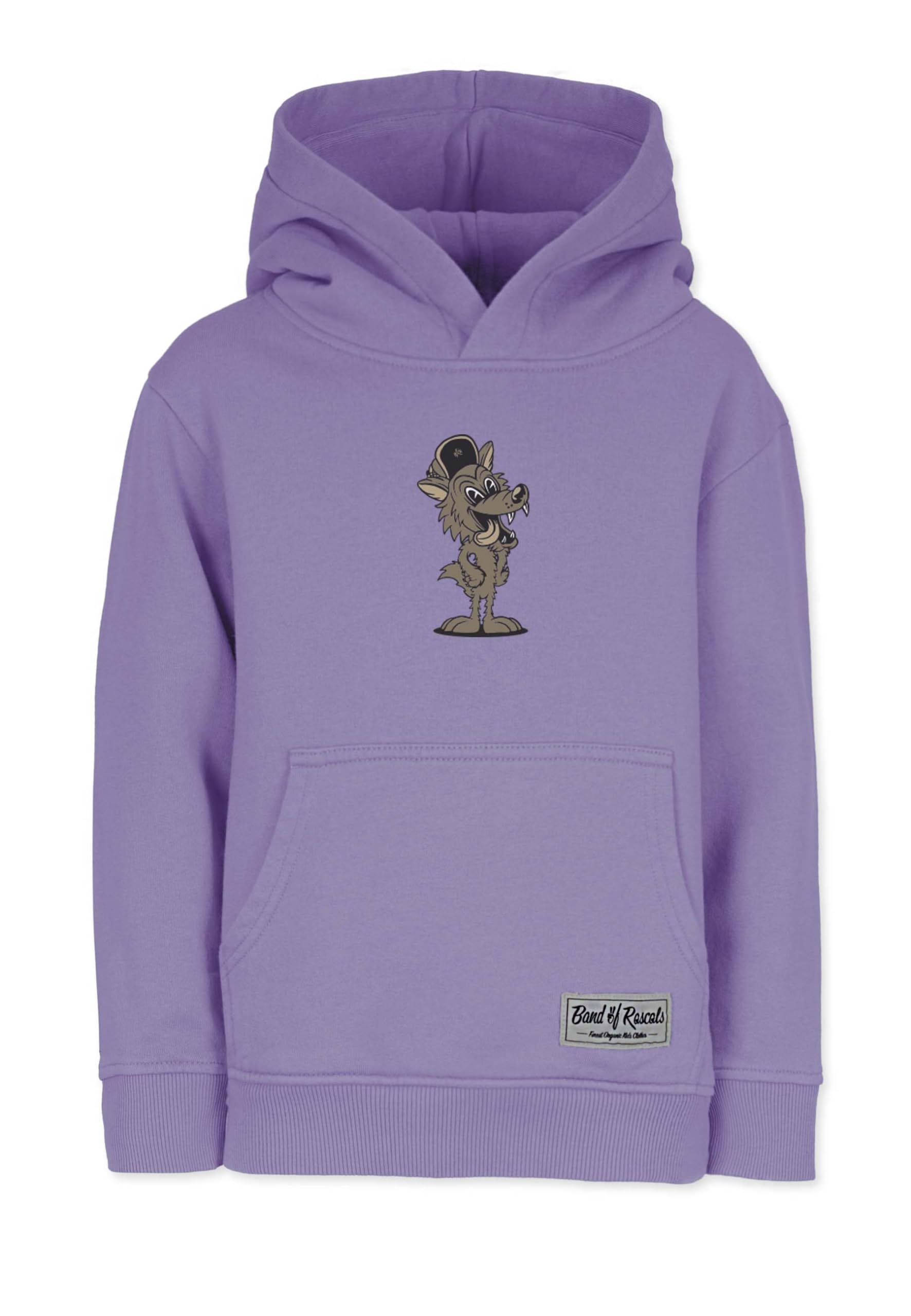 Band of Rascals Kinder Kapuzenpullover Wolf aus Bio-Baumwolle