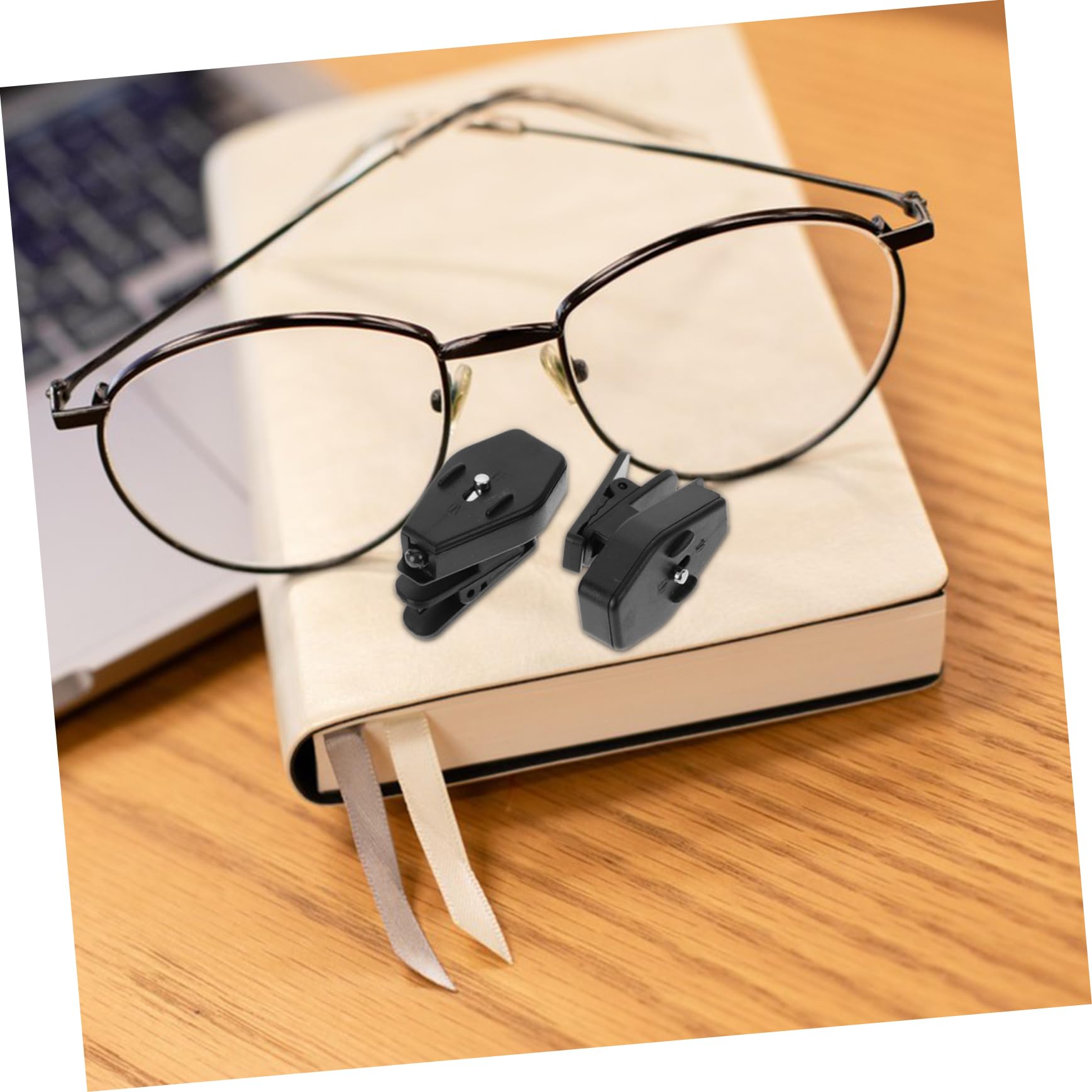 balacoo Clip on Lamp 2pcs Led Glasses Clip Light for Fishing Glasses Book Light for