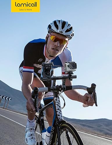 Miniatura 7 de Lamicall Extensor de manillar de bicicleta, extensión de manillar de aleación de aluminio de 7.9 pulgadas de largo con dos soportes de abrazadera de