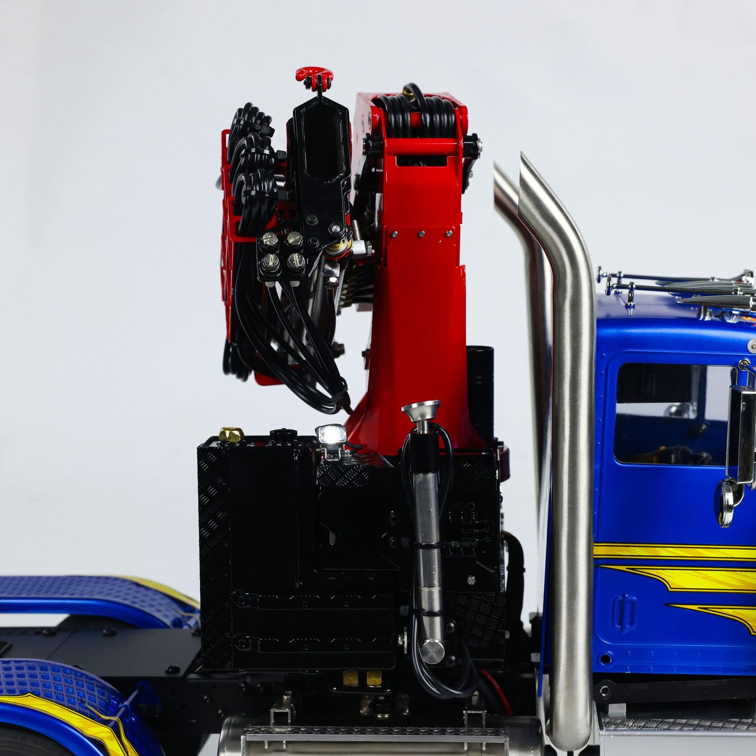 wheelfun 1/14 6X6 RC Trattore Camion Telaio Metallo 2-Speed Gearbox RTR 56344 Sound Light System ESC Servo Hobby Grade Model
