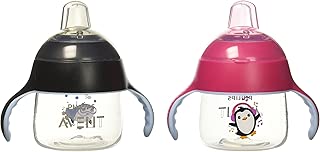 Philips AVENT 2 Piece My Little Sippy Cup, Pink/Black - coolthings.us