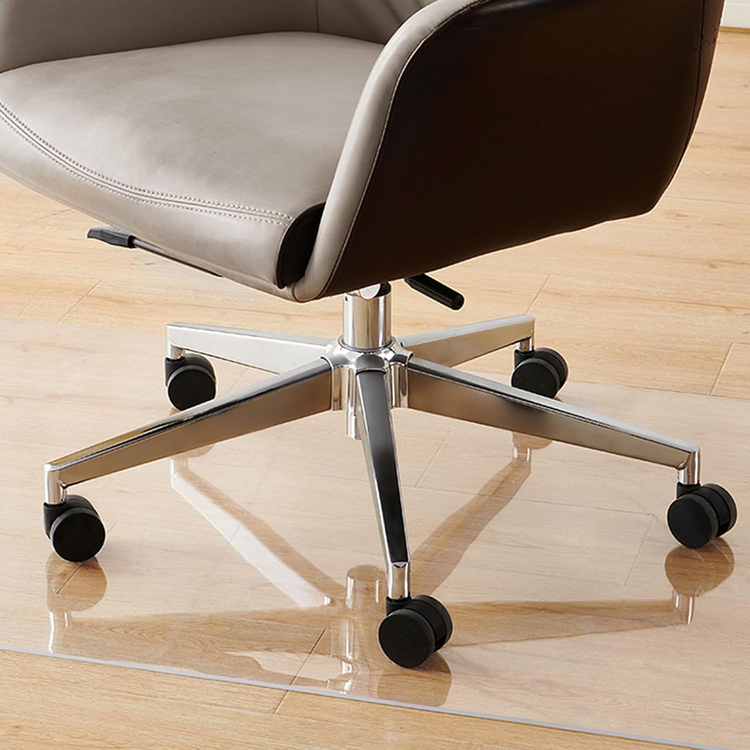 Office Chair Mat For Hardwood Floors Hard Floor Chair Mats Heavy Duty Clear Plastic Floor Protector Mat, Easy To Clean Can Be Cut For Carpeted Floors Floor Protector Mat Large ( Size : 120*120cm*2mm )