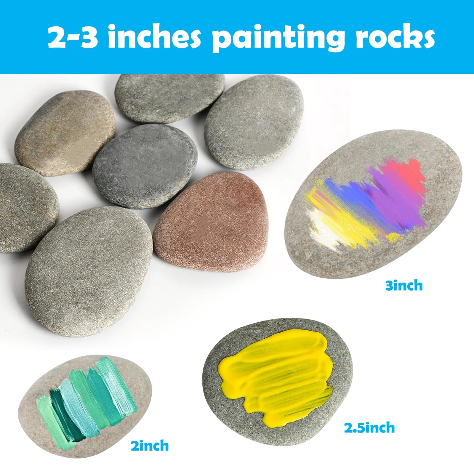 10PCS Painting Rocks - Image 2