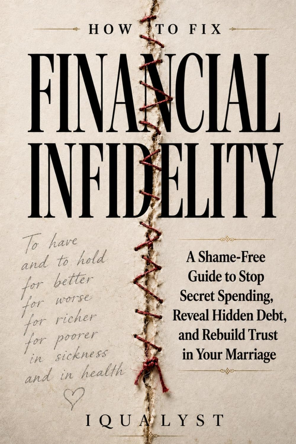 How to Fix Financial Infidelity: A Shame-Free Guide to Stop Secret Spending, Reveal Hidden Debt, and Rebuild Trust in Your Marriage