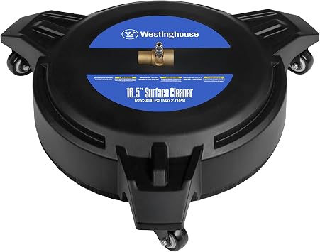Westinghouse Universal 16.5" Pressure Washer Plastic Surface Cleaner Attachment - 3400 Max PSI, 1/4 Connector - for Gas and Electric Pressure Washers