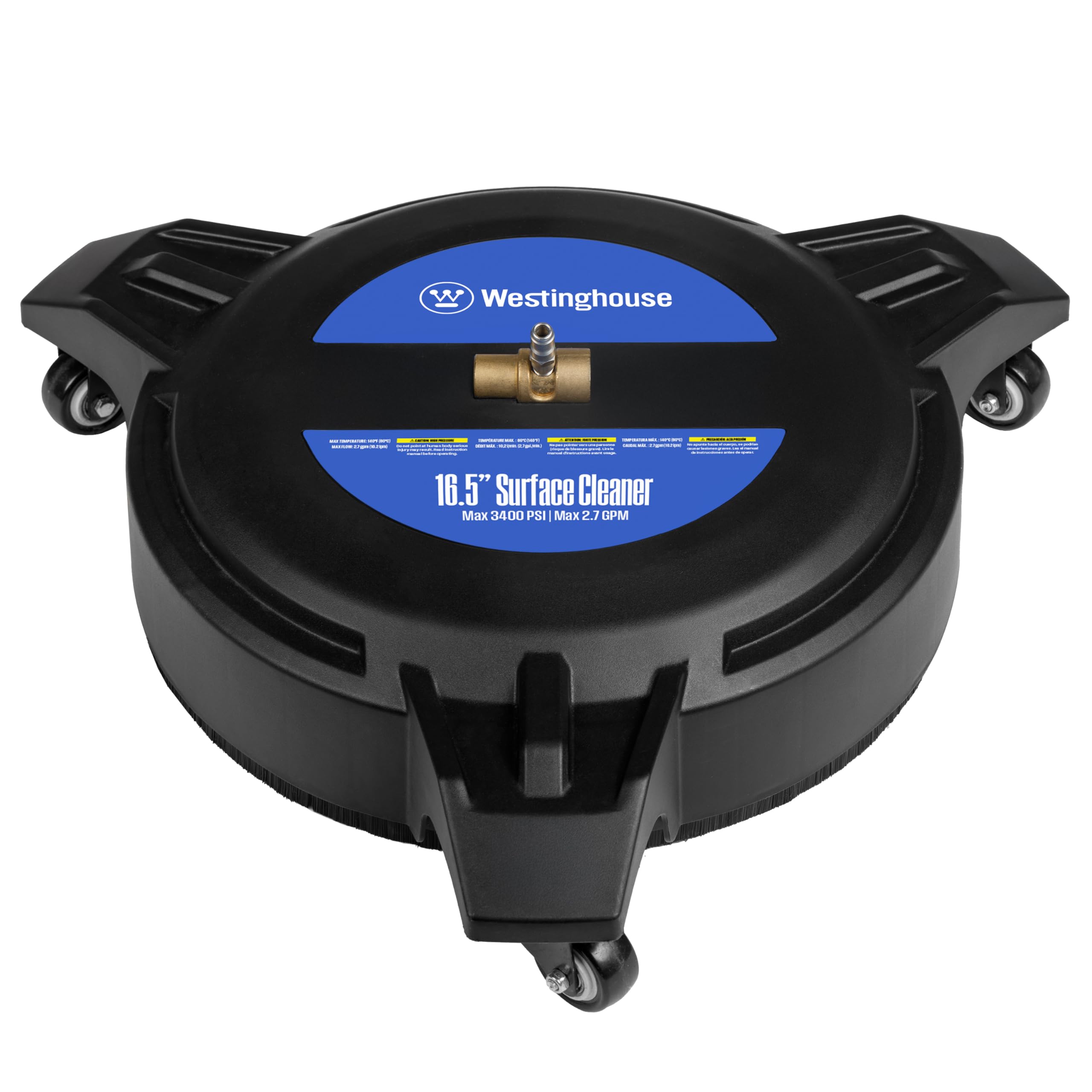 Westinghouse Universal 16.5" Pressure Washer Plastic Surface Cleaner Attachment - 3400 Max PSI, 1/4” Connector - for Gas and Electric Pressure Washers