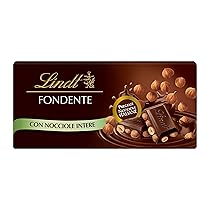 Lindt Tavoletta Classica Cioccolato Fondente con Nocciole, Formato 100g