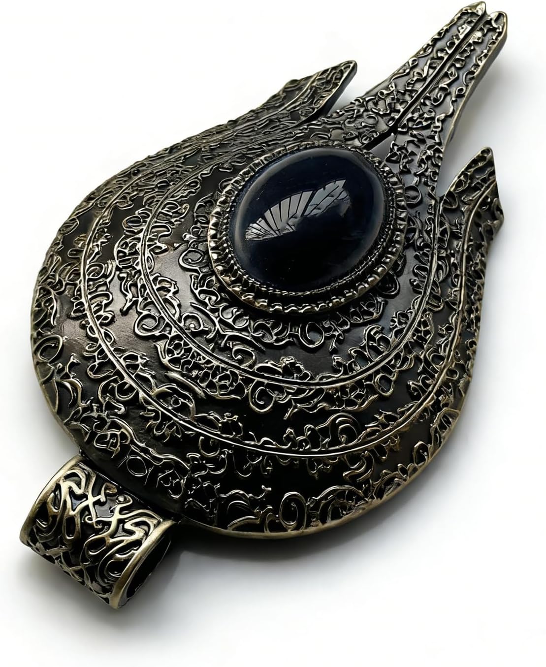 Godslayer's Seal Necklace, Eldens Ring Cosplay Prop, Vintage Zinc Alloy Game Pendant, Unisex Cosplay & Collection Gift