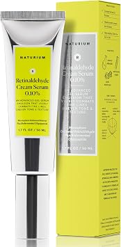 Naturium Cream Serum with Retinaldehyde 0.10%, Advanced Face and Skin Care, Anti-Ageing and Softening, 50 ml 1.7 Oz