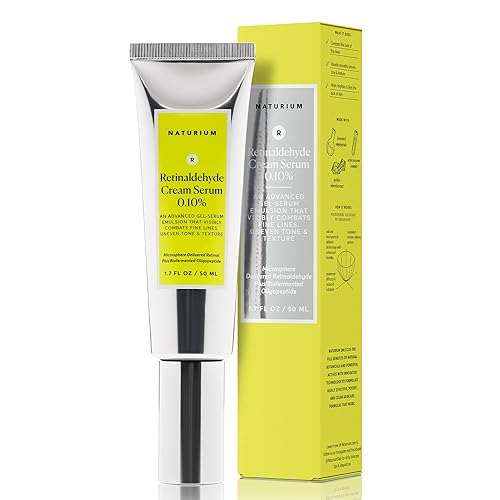 Vista 11 de Naturium Retinaldehyde Cream Serum 0.05%, antienvejecimiento avanzado y suavizante para el cuidado de la cara y la piel, 1.7 oz