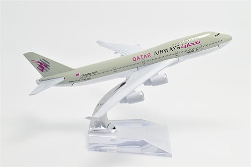 Miniatura 5 de TANG DYNASTY (TM 1:400 6.3 in B747-400 Qatar Airways Avión Metal Avión Modelo Avión Modelo Avión de Juguete