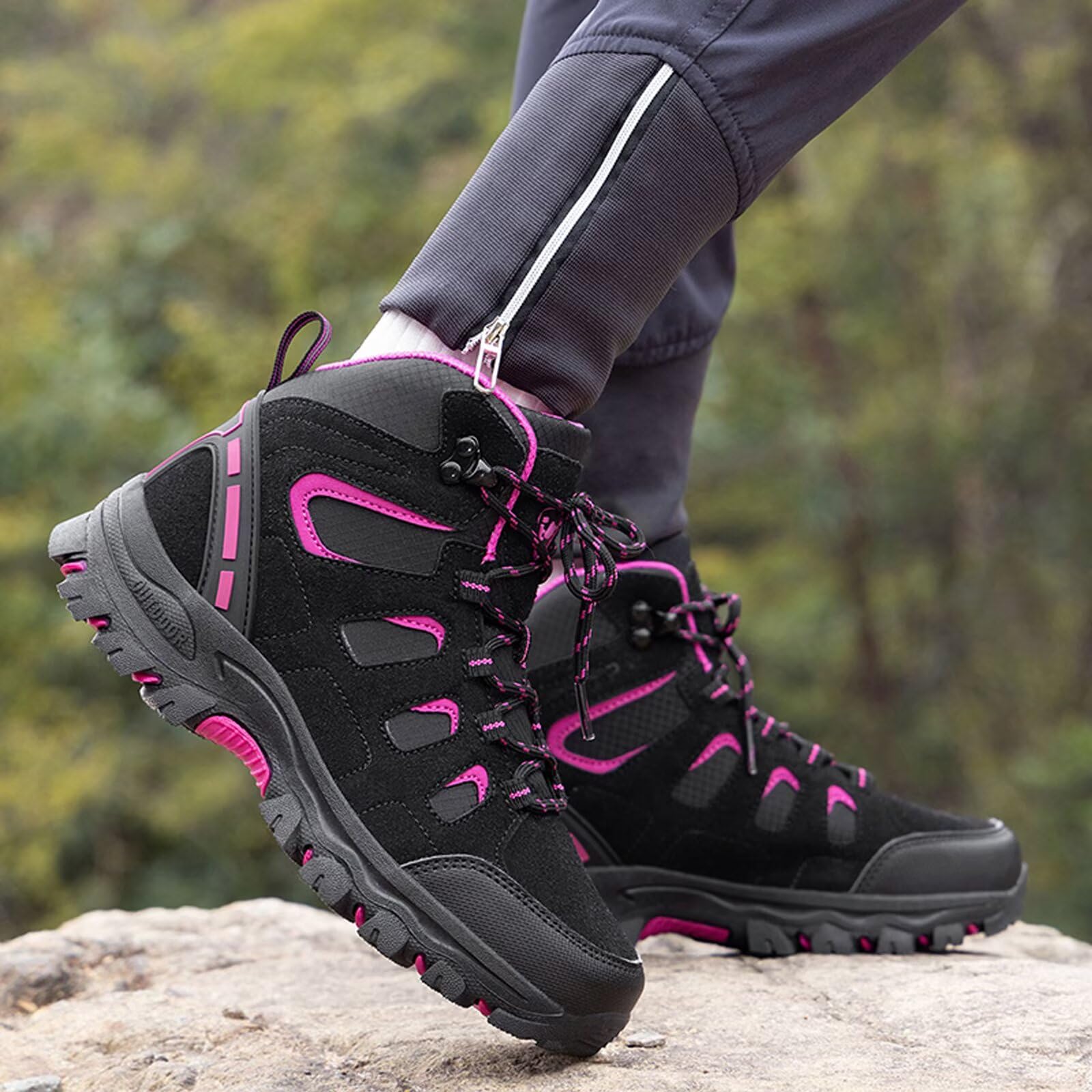 Buty trekkingowe kobiet wodoodporne boty turystyczne antypoślizgowe botki