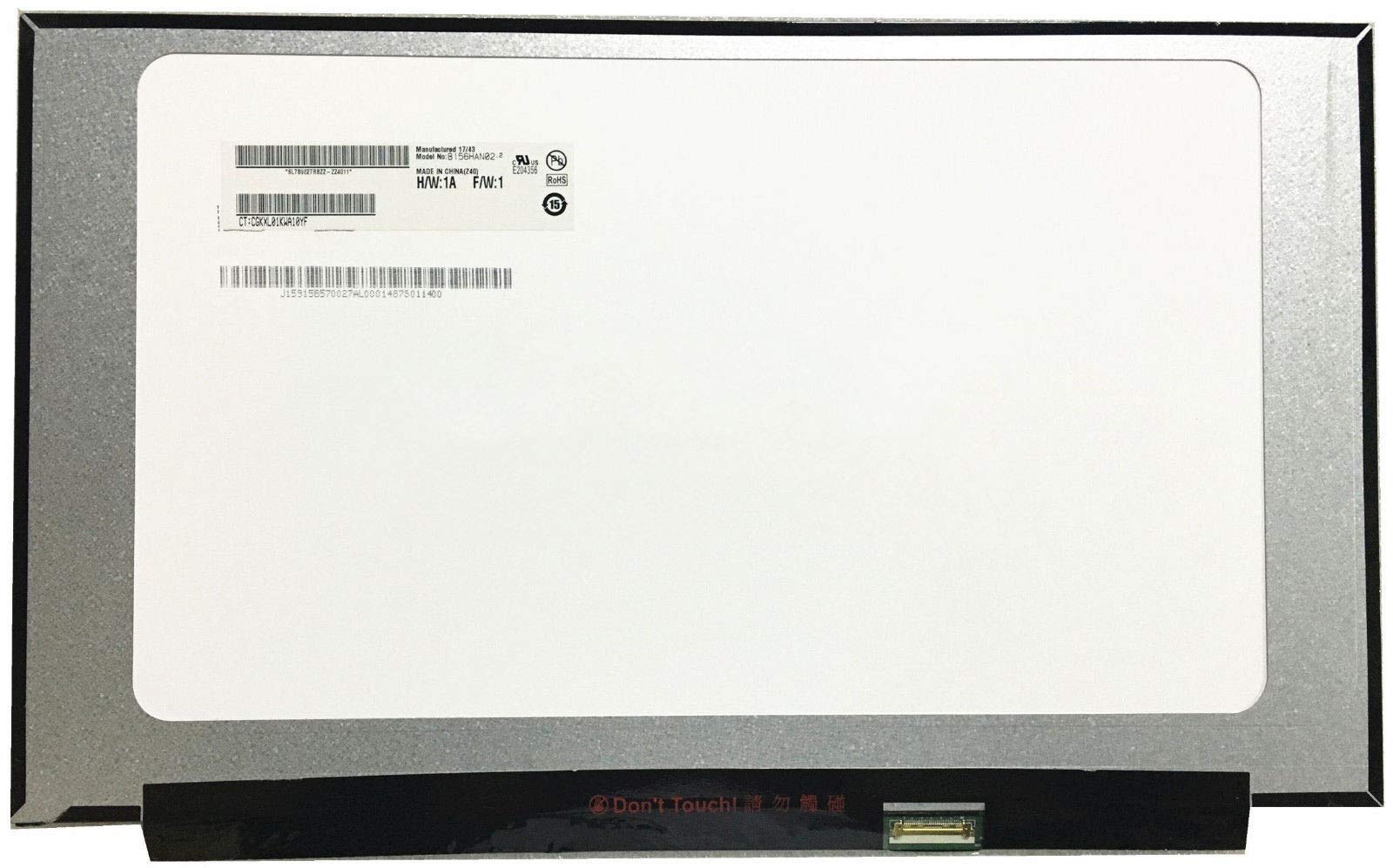 Bblon 15.6" FHD IPS LED Display Screen eDP 30Pin for B156HAN02.2 fit NV156FHM-N35 LP156WF9 SPC1 N156