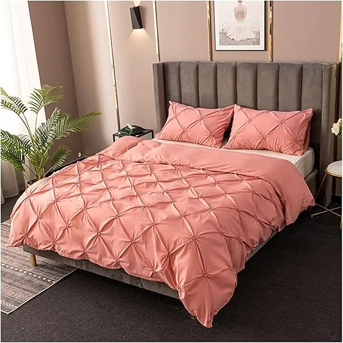 Zixmix 3pcs Duvet Cover Set Solid Color Single Double Twin Bedding Set Duvet Cover,Bedding