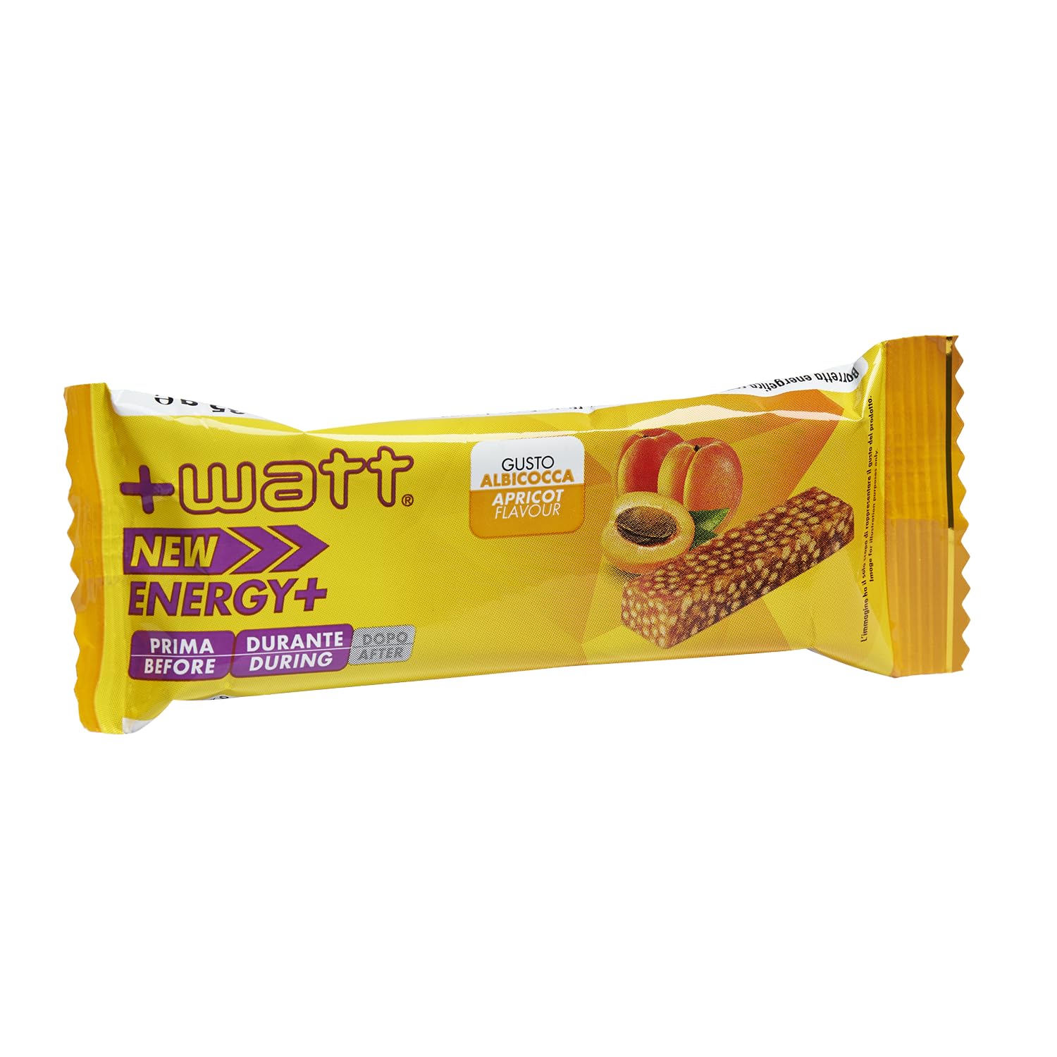 NEW ENERGY+ – Barretta energetica alla frutta con riso soffiato (Albicocca) – 35 g