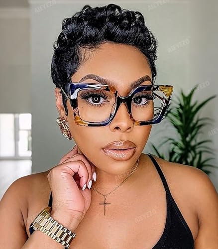 Miniatura 9 de AIEYEZO Gafas de luz azul de gran tamaño para mujer, antifatiga y prevención de dolor de cabeza