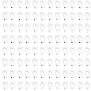 Sunco Lighting 96 Pack Retrofit LED Recessed Lighting 6 Inch, 6000K Daylight Deluxe, Dimmable Can Lights, Baffle Trim, 13W=75W, 1050 LM, Damp Rated - ETL