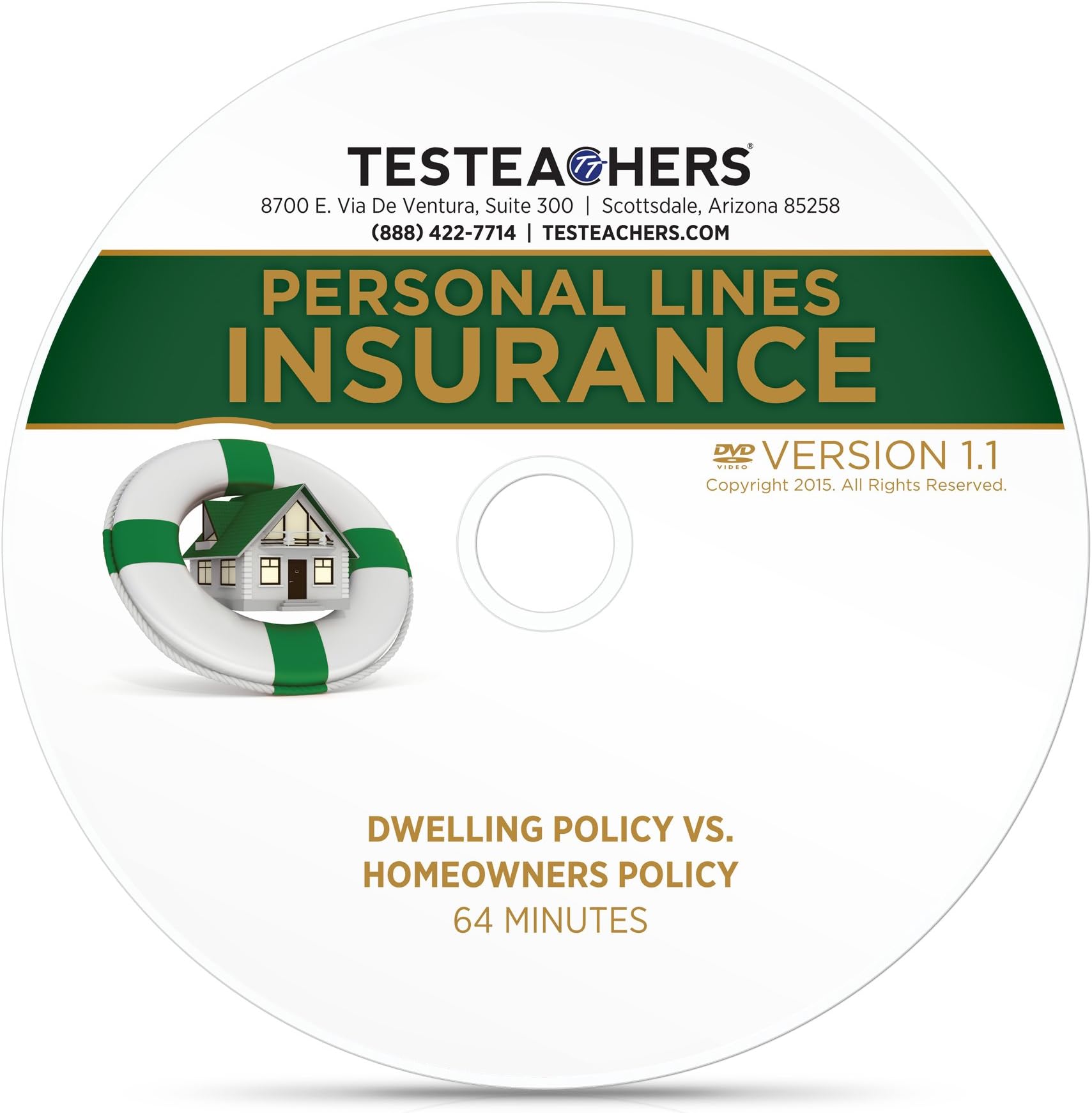 District of Columbia Personal Lines Insurance Dwelling Policy vs. Homeowners Policy DVD
