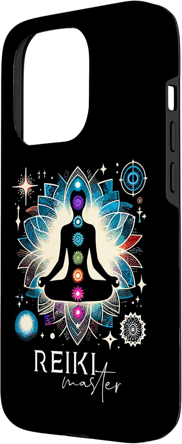 Reiki Master Holistic Healer Energy Chakras Meditation Case for iPhone 15 Pro