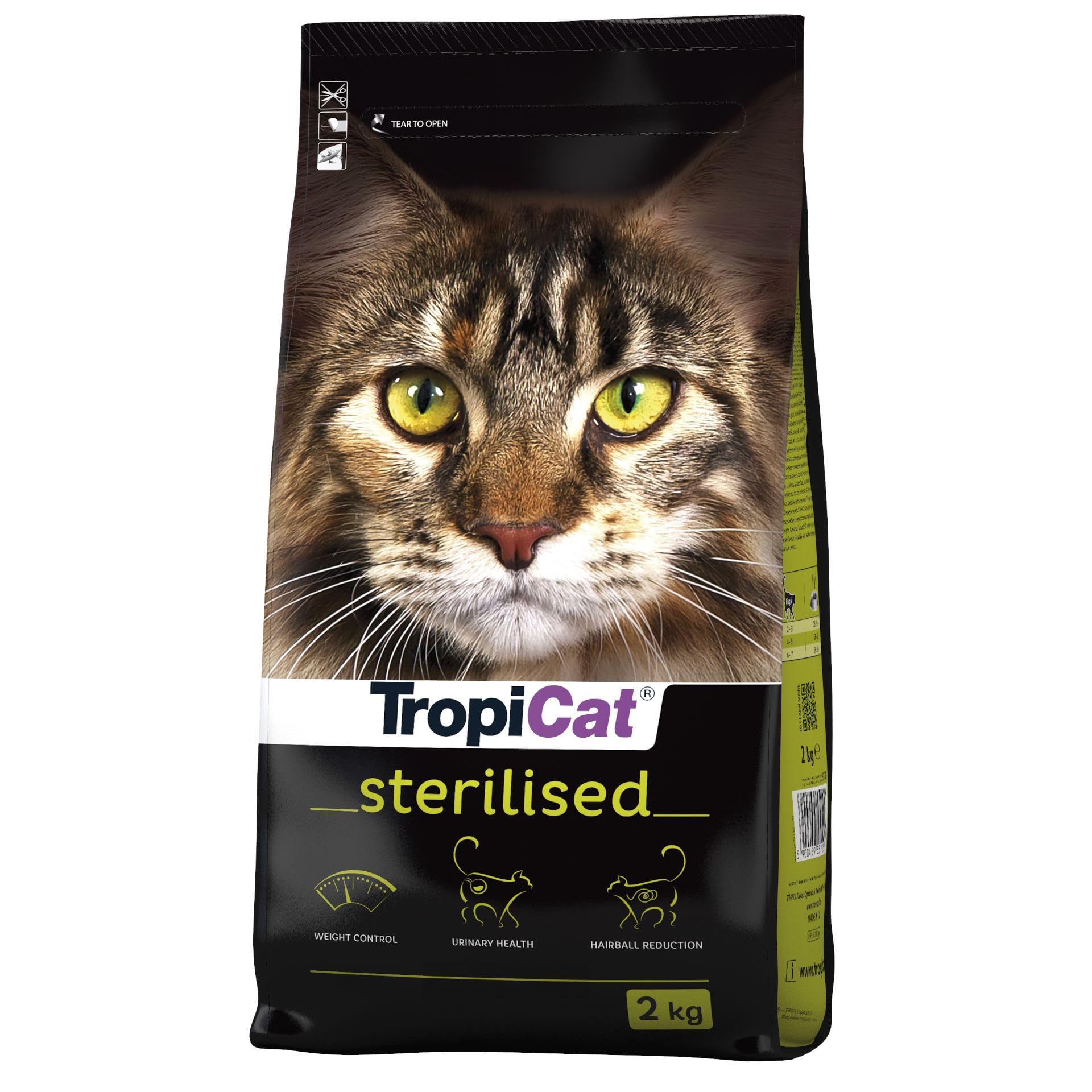 Tropicat Karma premium dla dorosłych kotów po zabiegu sterylizacji TROPICAT STERILISED 2kg