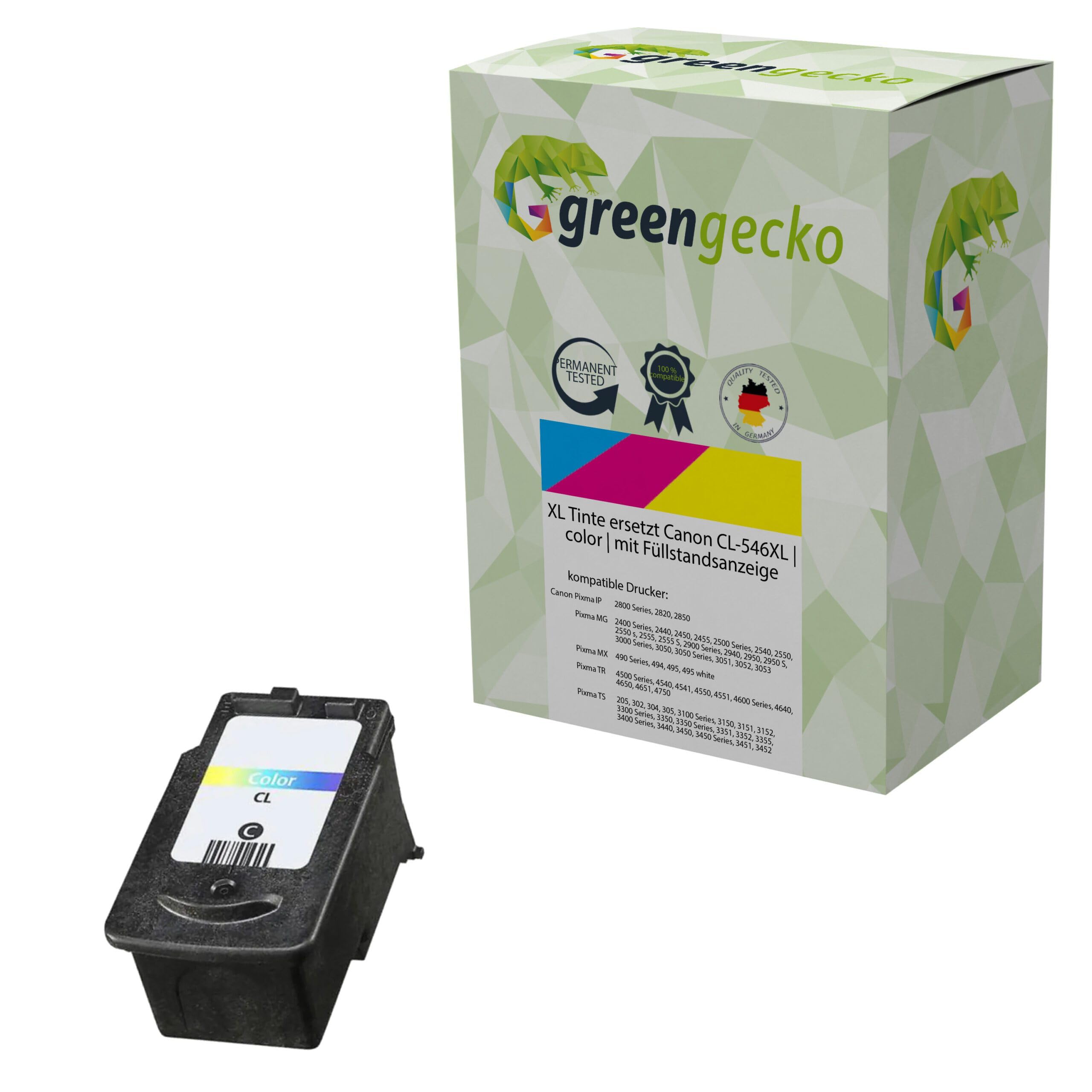XL Tinte Color ersetzt Canon CL-546XL für Canon Pixma TS 3150 3350 3451 3451 TR 4550 4551 UVM.
