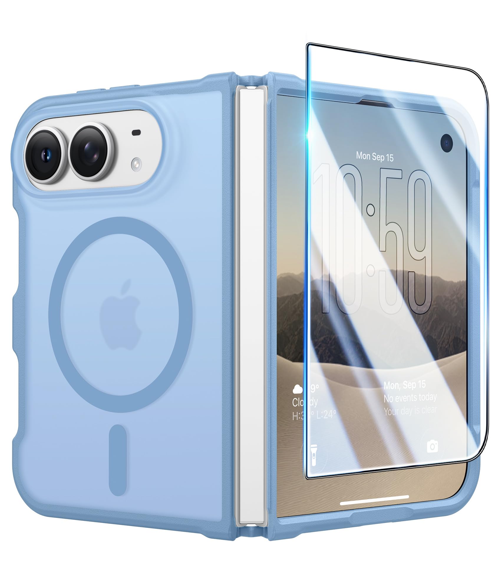 FNTCASE for iPhone Duo Case Matte Compatible with Magsafe