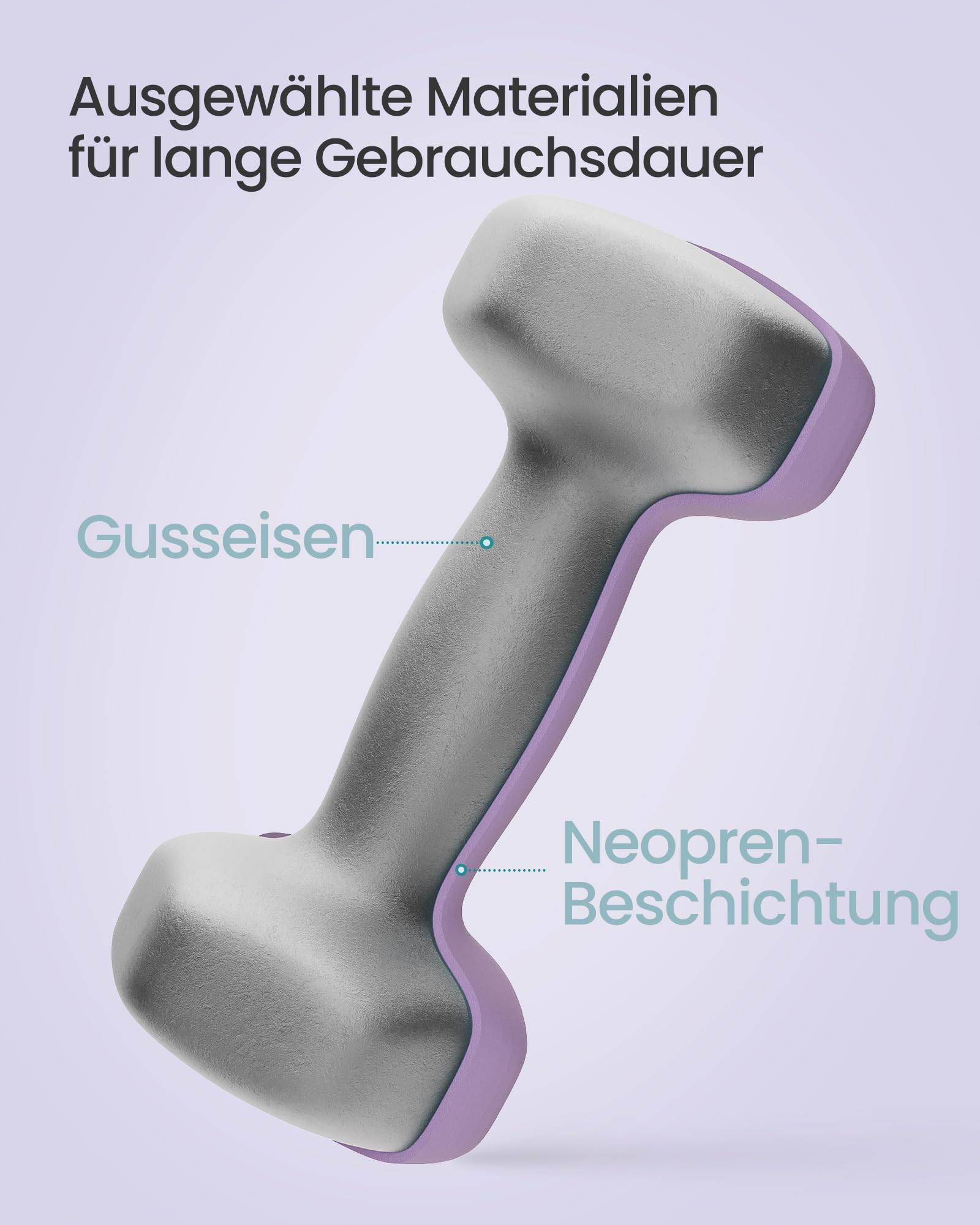 SONGMICS Kurzhantel Set, Hexagon, mit Hantelständer, 2 x 1 kg, 2 x 3 kg, 2 x 5 kg, mattes Finish, Neopren-Beschichtung, Krafttraining, zu Hause