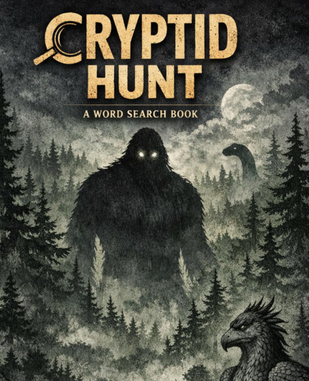 Cryptid Hunt: A Word Search Book