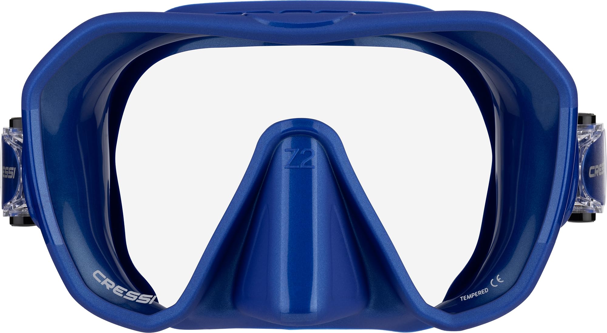 Cressi Z2 Frameless Masks, Blue Metal
