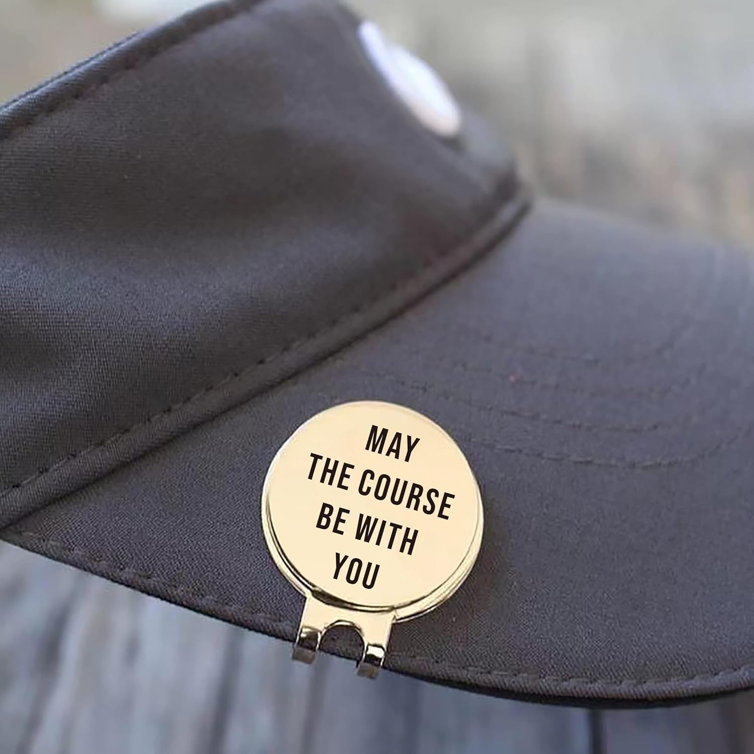 review Warehouse No.9 May The Course Be with You Golf Ball Marker with Magnetic Hat Clip, Golf Marker for Golf Lovers, Men, Husband, Boyfriend, Dad Golf Accessories Gift