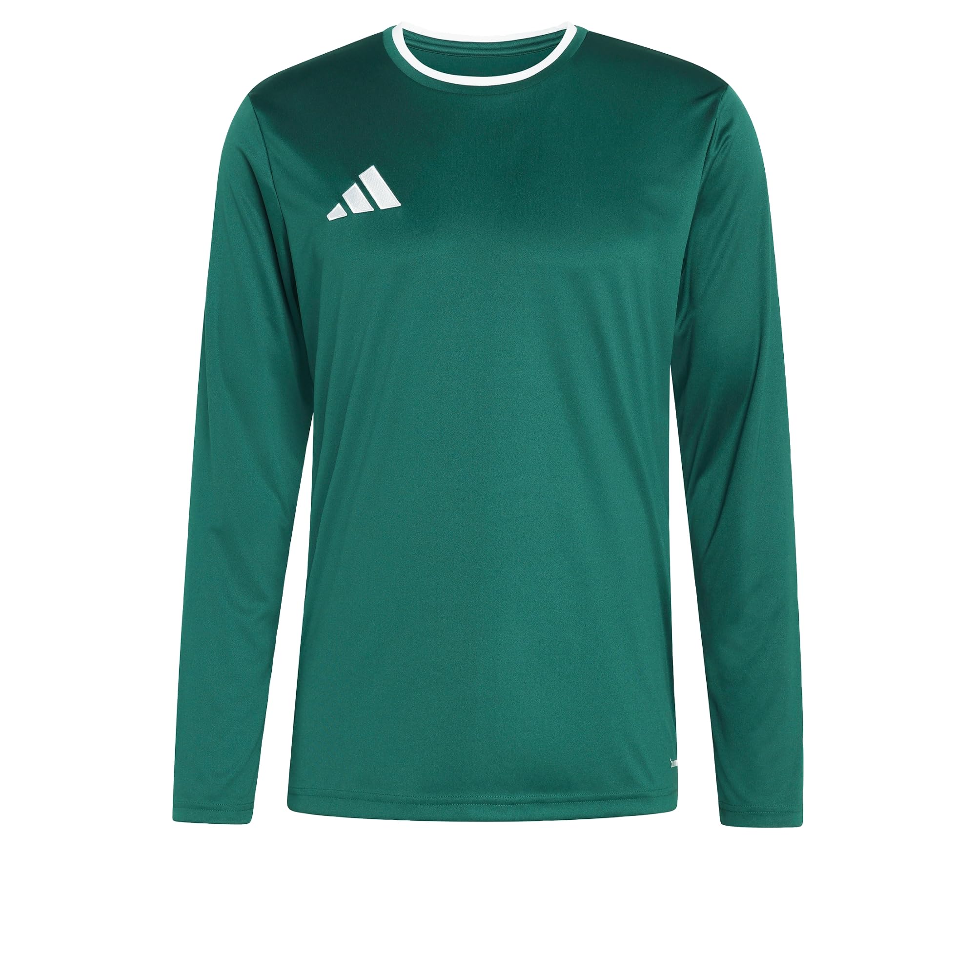 adidas Men's Entrada26 Long Sleeve Jersey Shirt, Team Dark Green/White, S