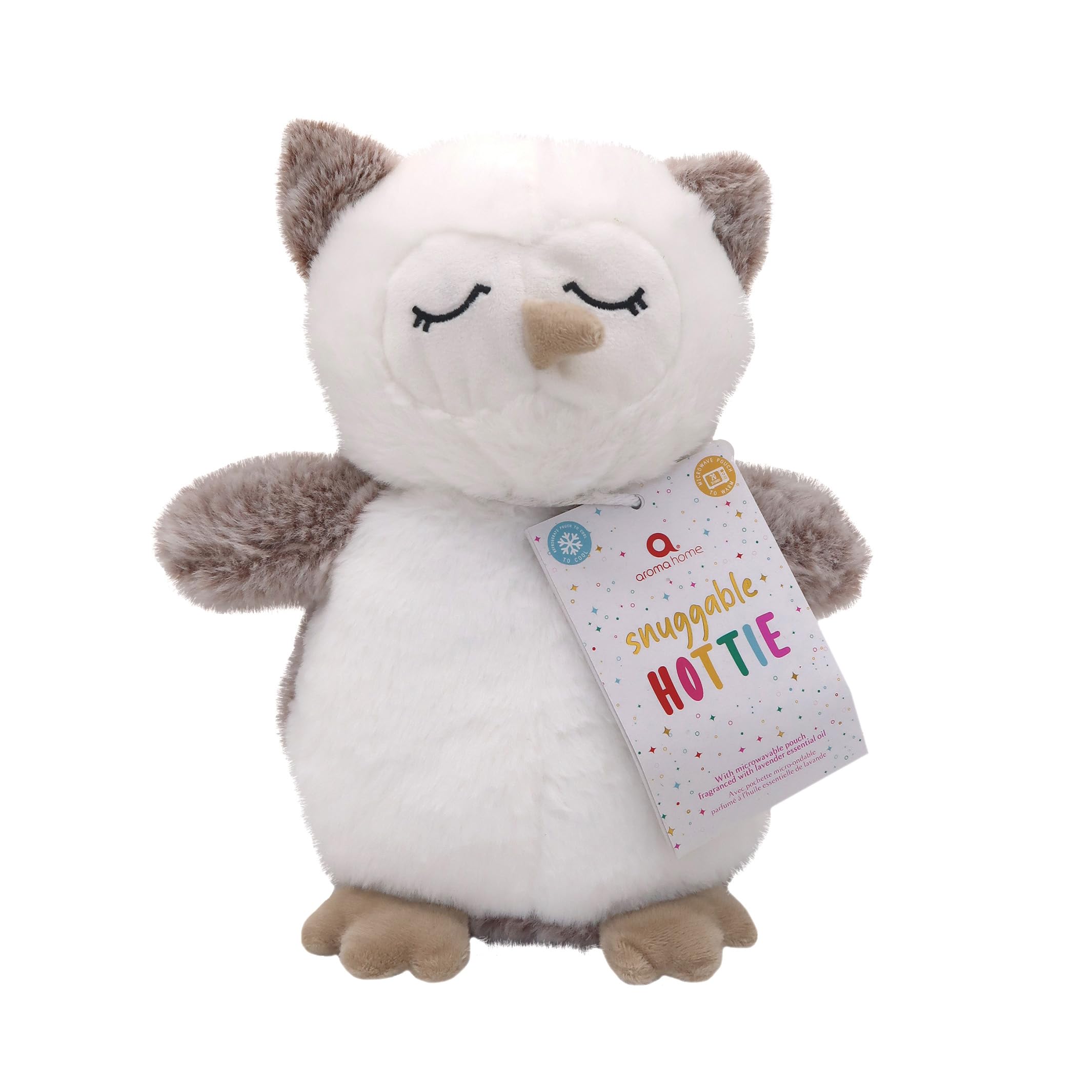 Kids Animal Snuggable Hottie with Warming Bag (Owl)