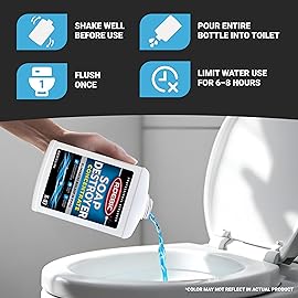 Roebic K-87 Liquid SGP Soap, Grease and Paper Digester with Bacteria, Eliminates Buildup in Pipes and Protects from Clogs, Treats 1500 Gallons, 32 fl oz Concentrate