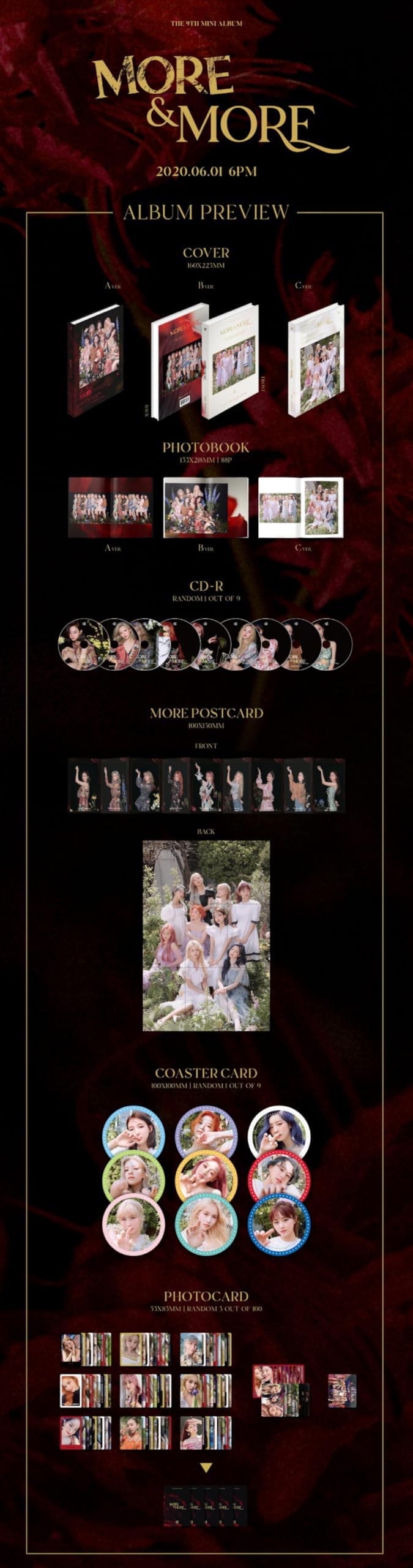 Amazon.co.jp: TWICE MORE & MORE 8th Mini Album with Tracking twc