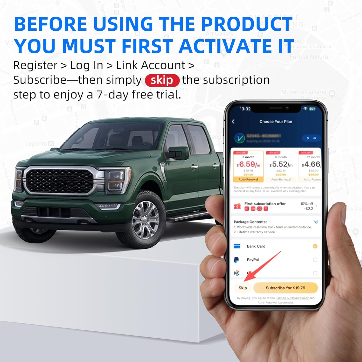 GPS Tracker for Vehicles, 6000mAh Real-Time 4GLTE Car Tracking Device with Low SubscriptionFee & 7-Day Free Trial, Strong Magnetic HiddenGPS Tracker for Car/RV/Trucks/Motorcycles 3 71ry3OioZmL. AC SL1500