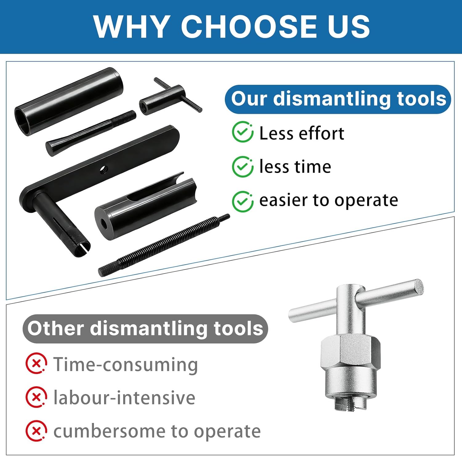 999150 Cartridge Extraction Tool for 1200/1222/1225 Faucet Shower Valve, Cartridge Removal Tool, Rust Resistant & Durable Shower Cartridge Removal Tool