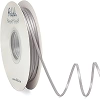 Vista 30 de Ribbli - Cinta de satén de 1/8 pulgadas x 100 yardas, cinta dorada fina de doble cara para uso en tarjetas de invitación de boda, envoltura