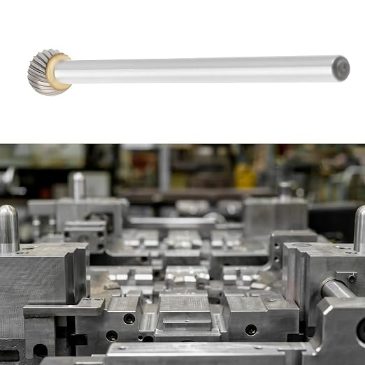 Fresa bola de carburo con vástago de 6 mm y cabeza de 10 mm miniatura 2