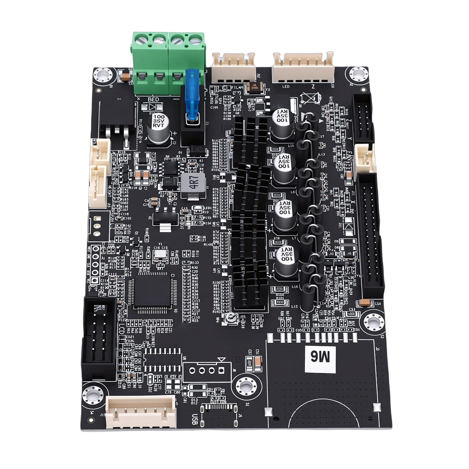 Cryfokt 3D-Drucker-Hauptplatine Passend FüR Ender3 V3 Ke, 32-Bit-Hauptplatine (Leise) Als Ersatzteil, ZubehöR FüR 3D-Drucker-Motherboards