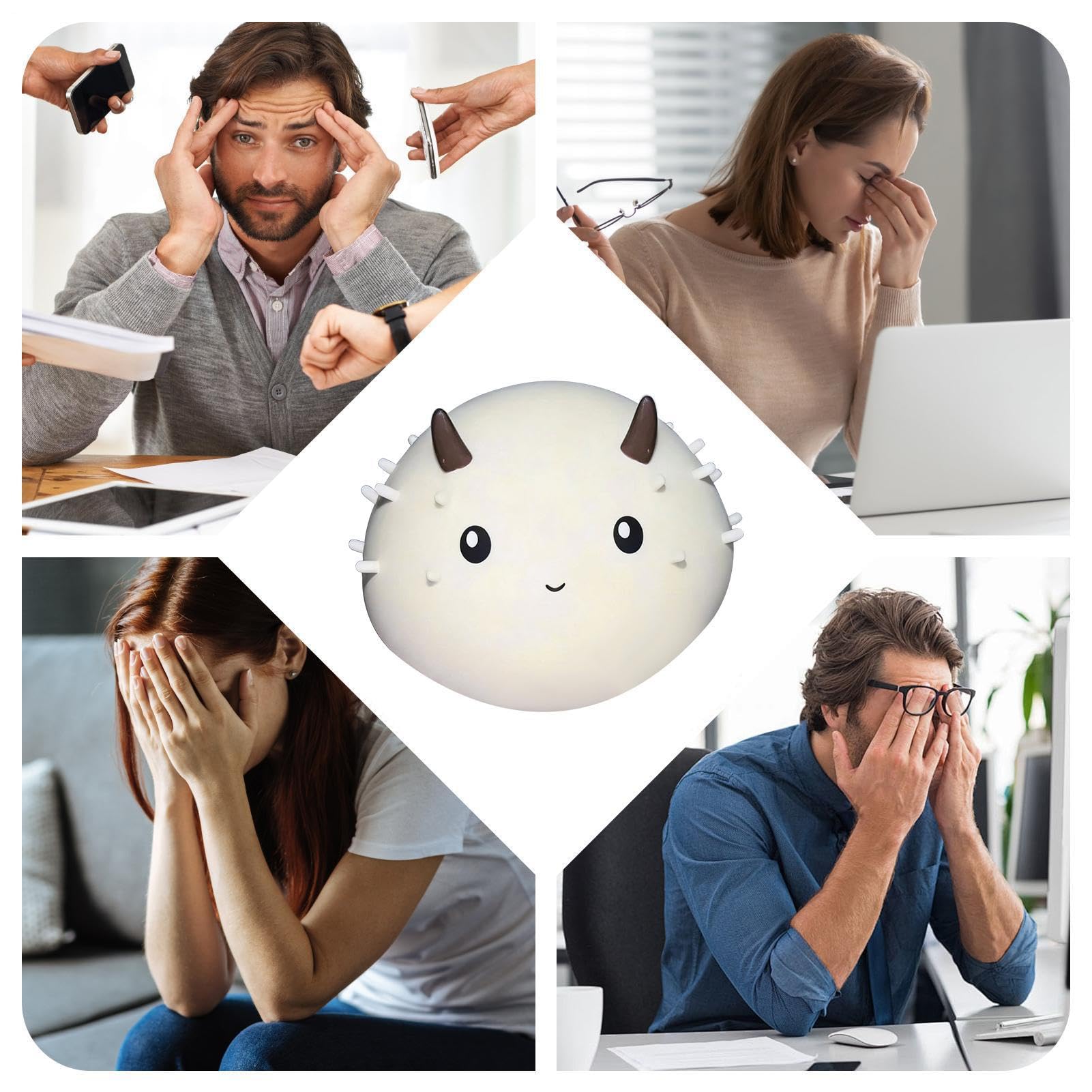 Giocattoli Morbidi Da Strizzare - Forma Pesce Blobfish Ultra Morbida,Giochi Sensoriali da Spremere Antistress | per Asilo Compleanno Natale Bambini Ragazzi Adulti Donne Uomini