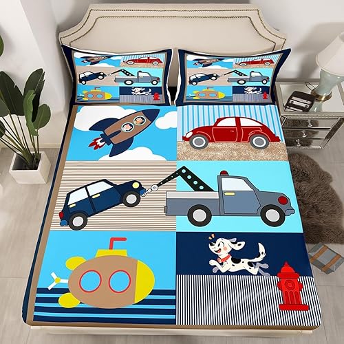 Miniatura 27 de Sábanas bajeras de violín 3D tamaño matrimonial, juegos de ropa de cama de 3 piezas para niños, niñas, niños, adolescentes, decoración de marrón