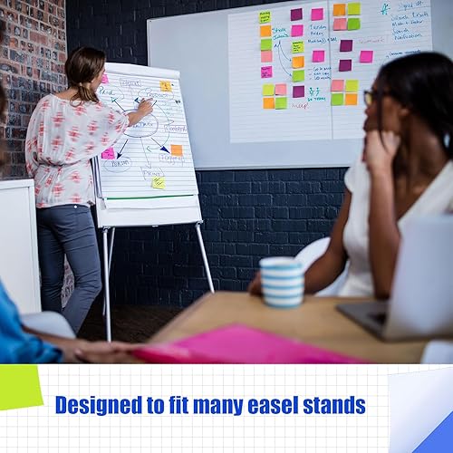 Miniatura 4 de ReliThick 6 blocs de caballete súper pegajoso de alta calidad, 25 x 30 pulgadas, blanco, 30 hojasbloc, papel de tabla de anclaje para profesores,