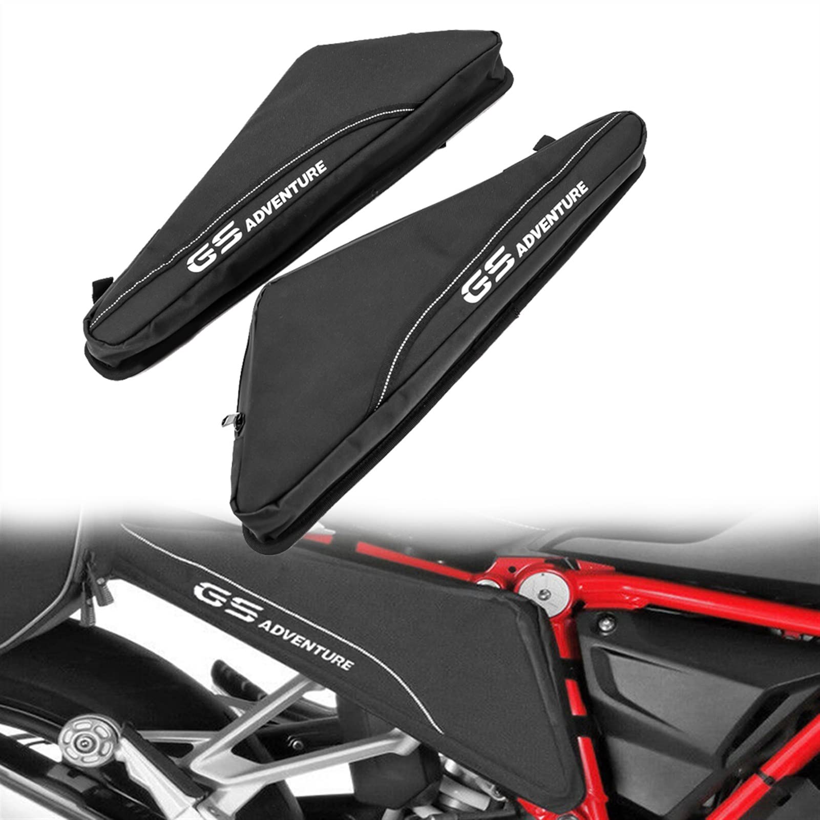 pour BMW R1200GS ADV LC R1250GS F750GS F850GS R1200R Outil De Réparation Étanche Sac De Placement Cadre Triangle Paquet Boîte À Outils Moto Accessoires