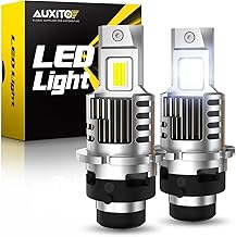 AUXITO D2S Bulbs - 20,000LM 6500K Daylight White, 500% Brighter, Integrated Design, Plug-and-Play, IP68 Waterproof, 2-Pack
